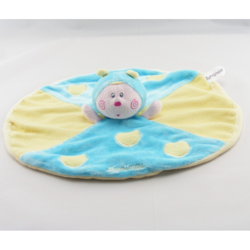 Doudou papillon bleu LUMINOU