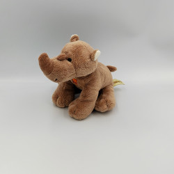 Doudou rhinocéros marron Savanous GIPSY