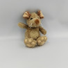 Doudou souris beige marron HAPPY HORSE