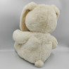 Grande peluche lapin blanc écru PETS CLUB 