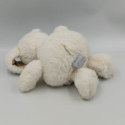 Doudou lapin blanc beige Boulidoux HISTOIRE D'OURS