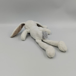 Doudou lapin blanc beige HISTOIRE D'OURS