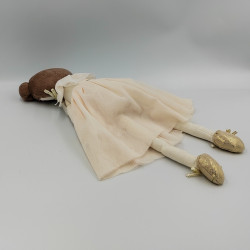 Doudou poupée danseuse robe en tulle rose TAPE A L'OEIL