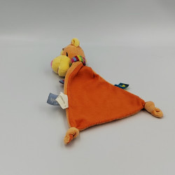 Petit doudou plat Tigrou orange abeille DISNEY BABY