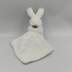 Doudou et compagnie lapin blanc mouchoir tout doux