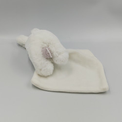 Doudou et compagnie lapin blanc mouchoir tout doux