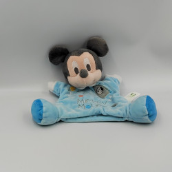 Doudou marionnette Mickey bleu planètes étoile DISNEY BABY