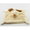 Doudou plat lapin marron GRAIN DE BLE