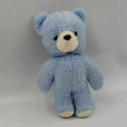 ANCIEN DOUDOU PELUCHE OURS BLEU NOUNOURS