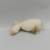 Doudou oie canard blanc beige MRSA