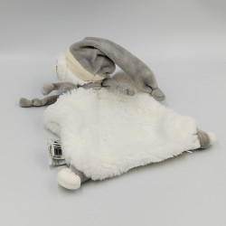 Doudou et compagnie plat ours blanc écru gris Transsibérien