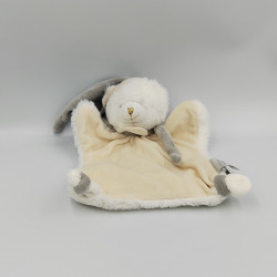 Doudou et compagnie plat ours blanc écru gris Transsibérien
