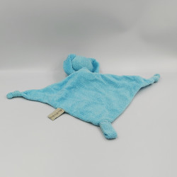 Doudou plat éléphant bleu PREMAMAN