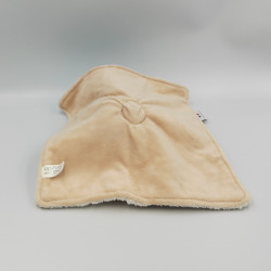 Doudou plat mouton blanc LITTLE CHERIS