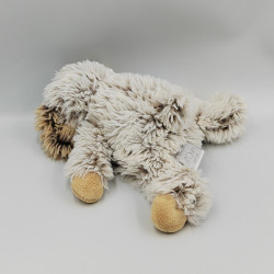 Doudou chien beige marron blanc HISTOIRE D'OURS