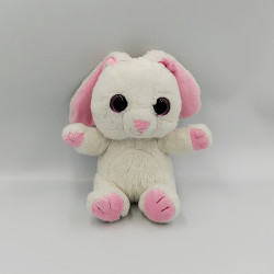 Doudou lapin blanc rose PETILLOUS GIPSY