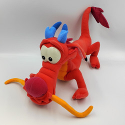 Peluche dragon rouge Mushu Mulan Disney Mattel