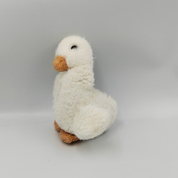 Ancienne peluche doudou oie canard blanche orange SUCRE D'ORGE