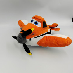 Peluche avion orange Planes Dusty DISNEY 26 cm