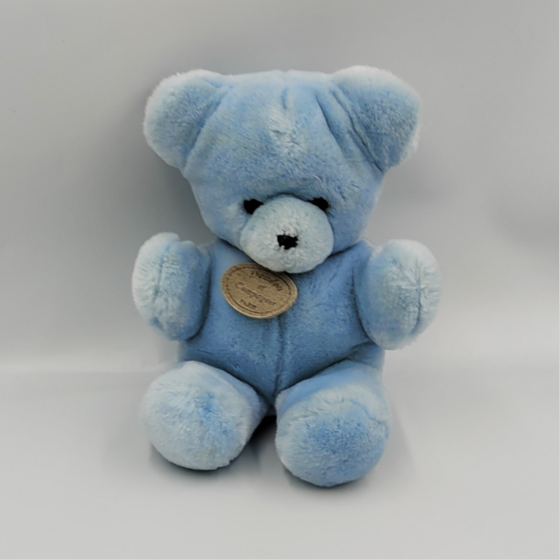 Doudou et compagnie peluche ours bleu