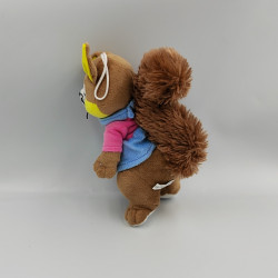 Peluche écureuil marron rose bleu jaune DIDI LAND CREATION GROSS