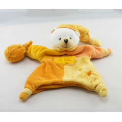 Doudou marionnette ours orange UN REVE DE BEBE BABY NAT