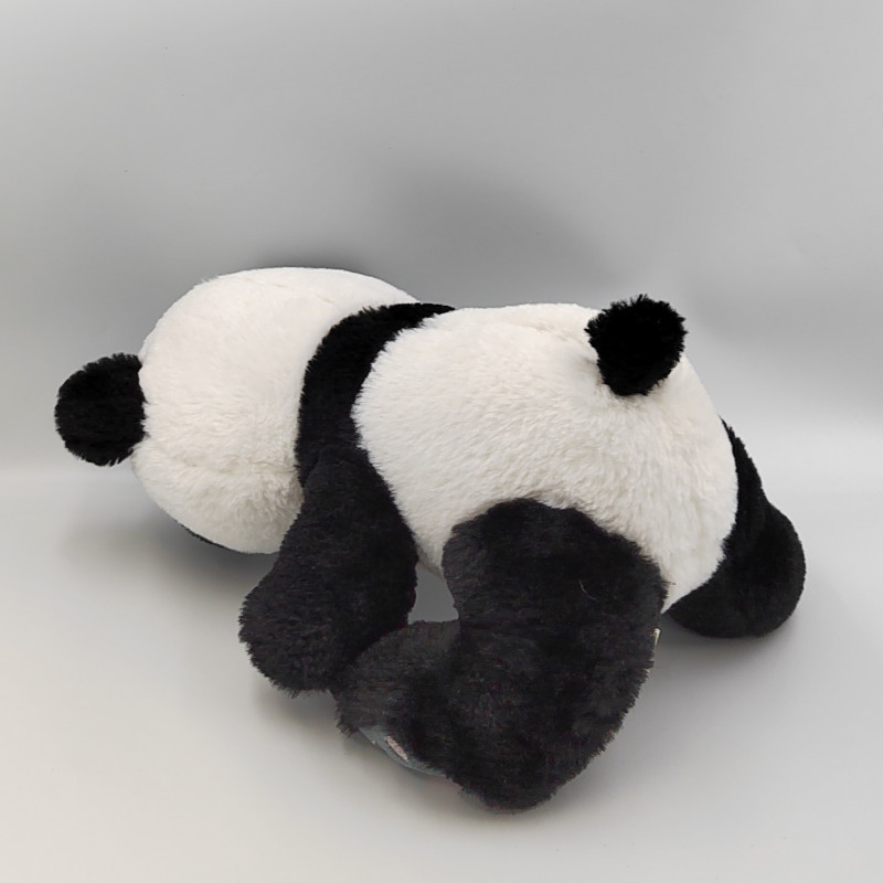 Peluche doudou grand ours noir blanc panda geant Nicotoy A599 - Nicotoy