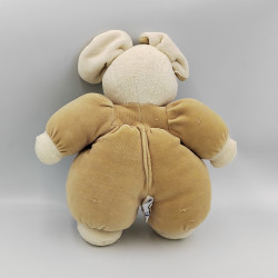 Doudou souris beige blanc AJENA