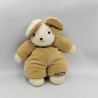 Doudou souris beige blanc AJENA