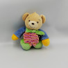 Doudou musical ours accordéon rose orange bleu vert jaune KALOO