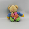 Doudou musical ours accordéon rose orange bleu vert jaune KALOO
