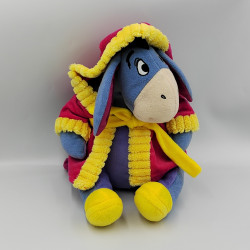 Doudou peluche Bourriquet en pyjama peignoir rose jaun Disney Nicotoy