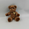 Doudou ours marron articulé HISTOIRE D'OURS