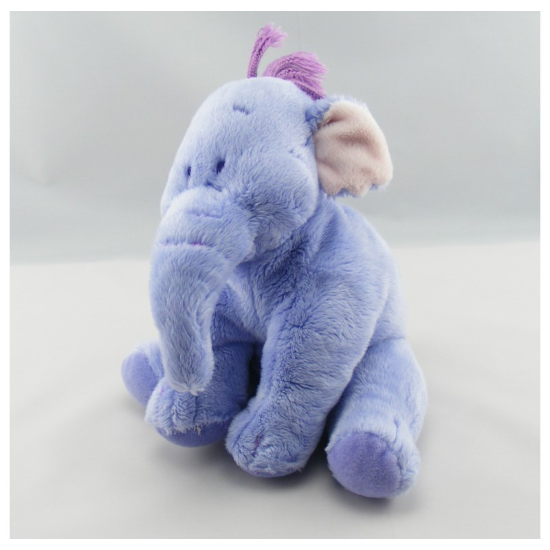 Doudou  Eléphant mauve éfélant Lumpy Winnie Disney Nicotoy 
