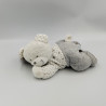 Doudou musical ours blanc gris étoiles TEX BABY