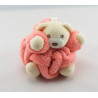 Doudou petit ours Plume rose KALOO