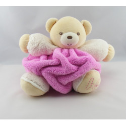 Doudou ours plume blanc bleu KALOO 1998