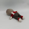 Doudou musical Tchoupi gris rouge JEMINI