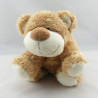Doudou peluche ours beige marron Pop Kids KIABI