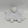 Doudou plat marionnette ours bleu PERLE KALOO