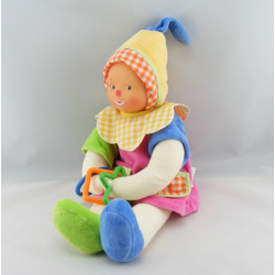 Doudou clown d'activités multicolore COROLLE 