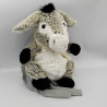Peluche sac à dos Ane gris blanc noir Ile de ré RODADOU RODA