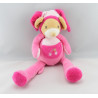 Doudou souris bleu Cerise NOUNOURS 48 CM 