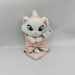 DOUDOU CHAT MARIE LES ARISTOCHATS MOUCHOIR COUVERTURE DISNEY