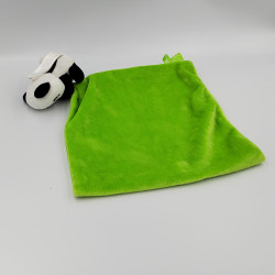 Doudou panda mouchoir vert H&M