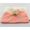 Doudou plat chien blanc rouge poisson DOUKIDOU