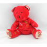 Doudou ours rouge NOCIBE INES