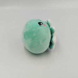 Doudou pieuvre poulpe bleu vert blanc GIPSY