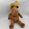 Doudou peluche elan renne cerf marron beige KOHL'S CARES
