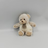 Doudou ours beige blanc tout doux z'animoos HISTOIRE D'OURS